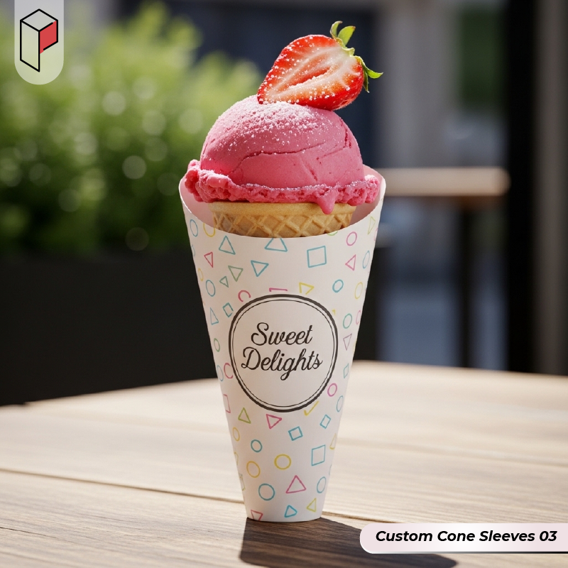 Custom Cone Sleeves with logo (3)