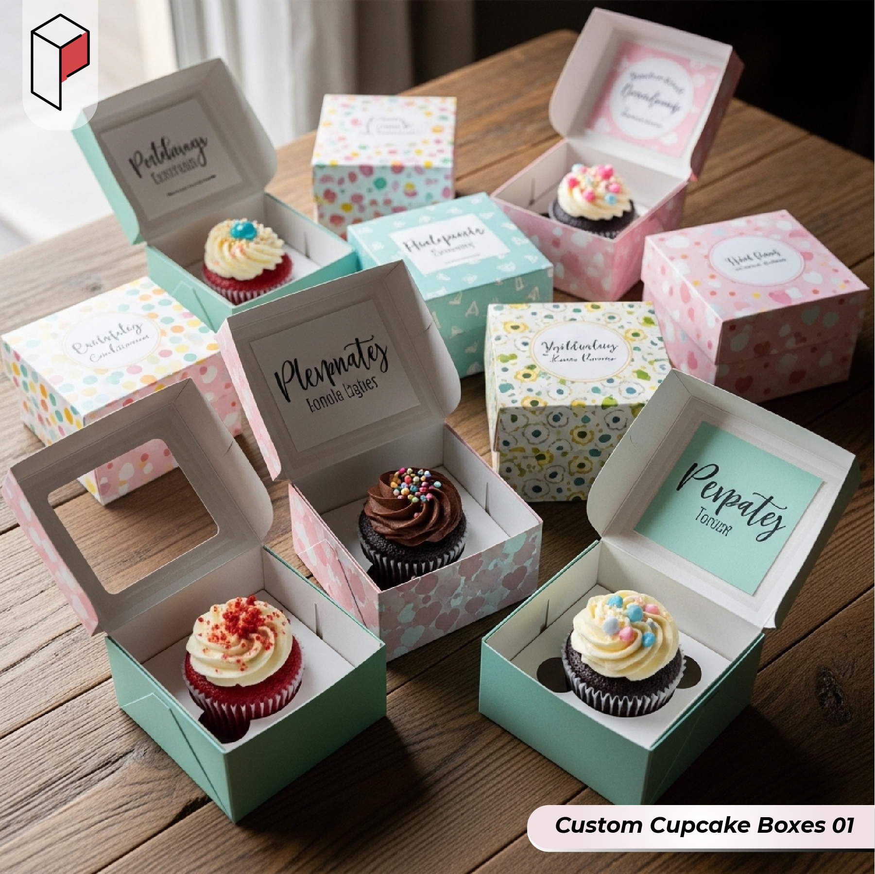 Custom Cupcake Boxes wholesale (1)