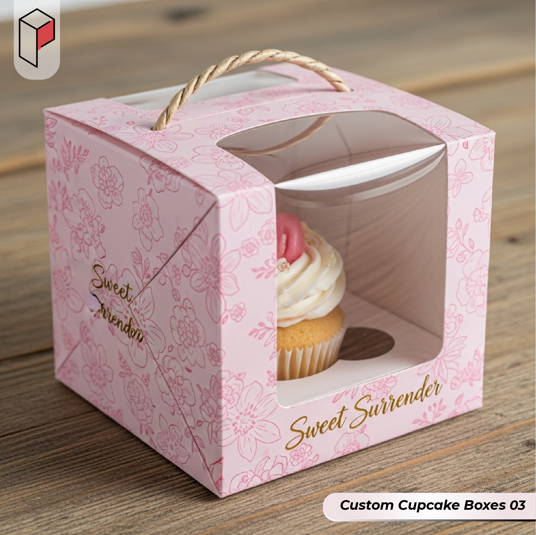 Custom Cupcake Boxes with window (3)