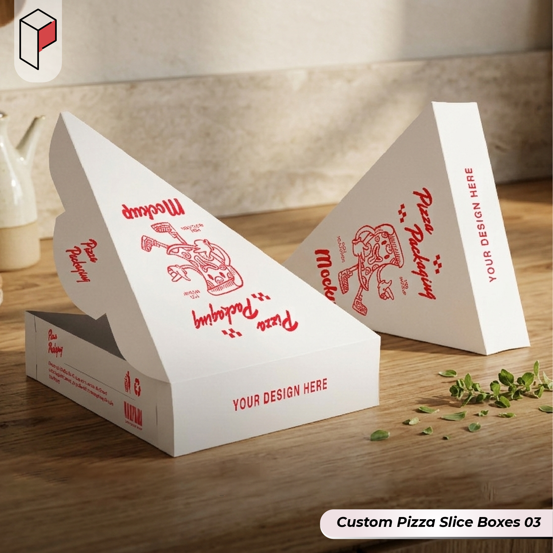 Custom Pizza Slice Boxes with logo (3)