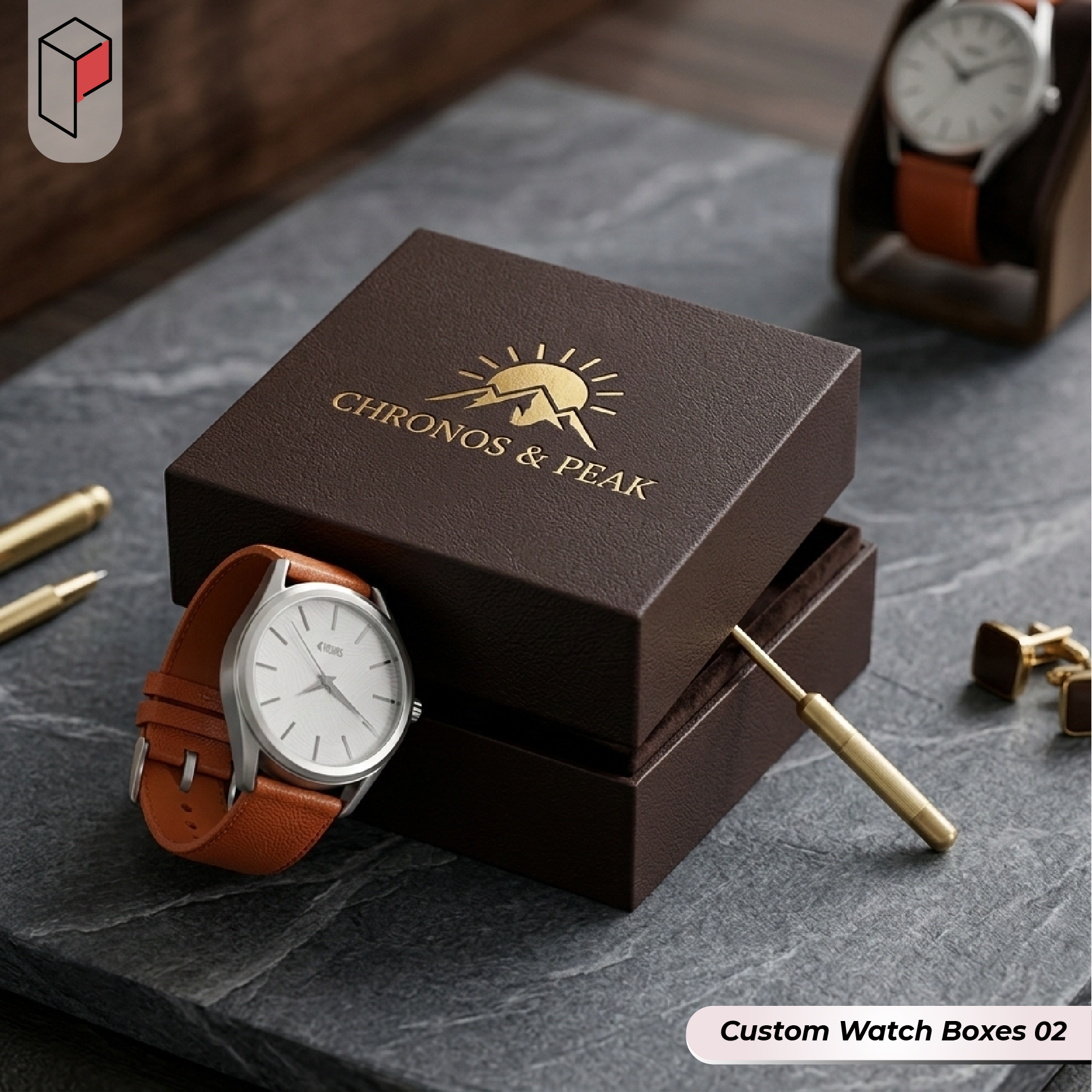 Custom Watch Boxes with logo (2)