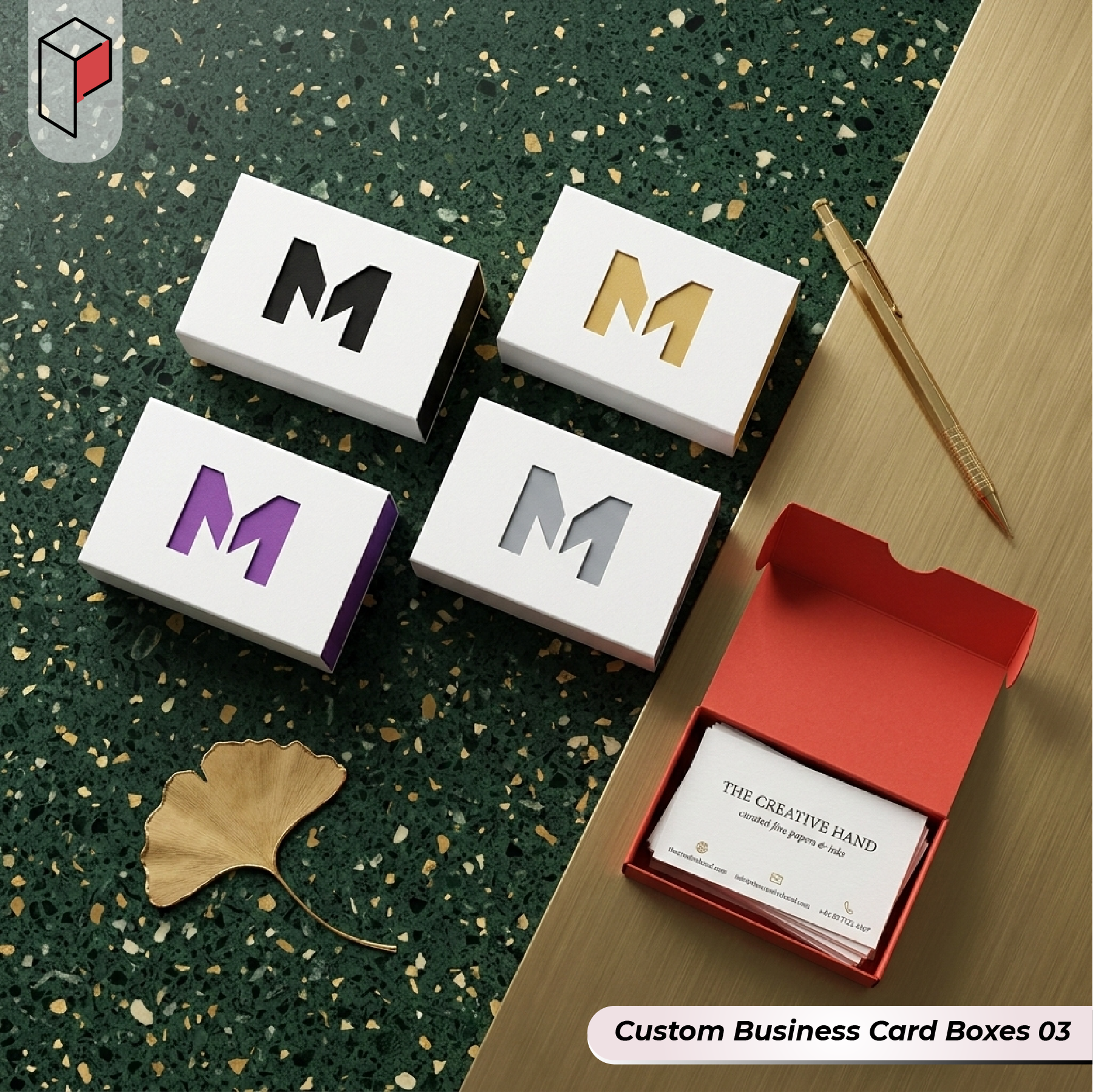 Custom printed Business Card Boxes (3)