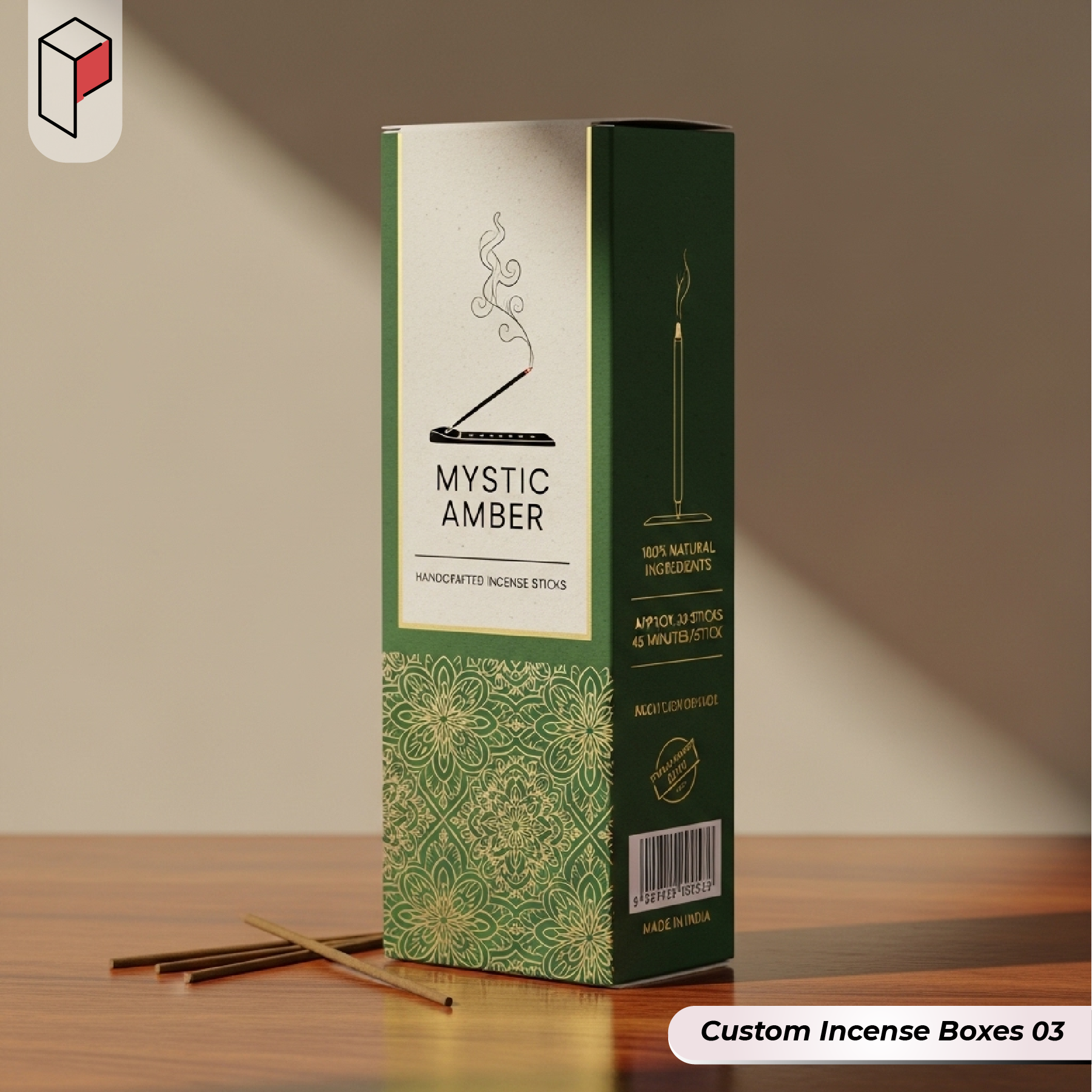 Custom printed Incense Boxes (3)