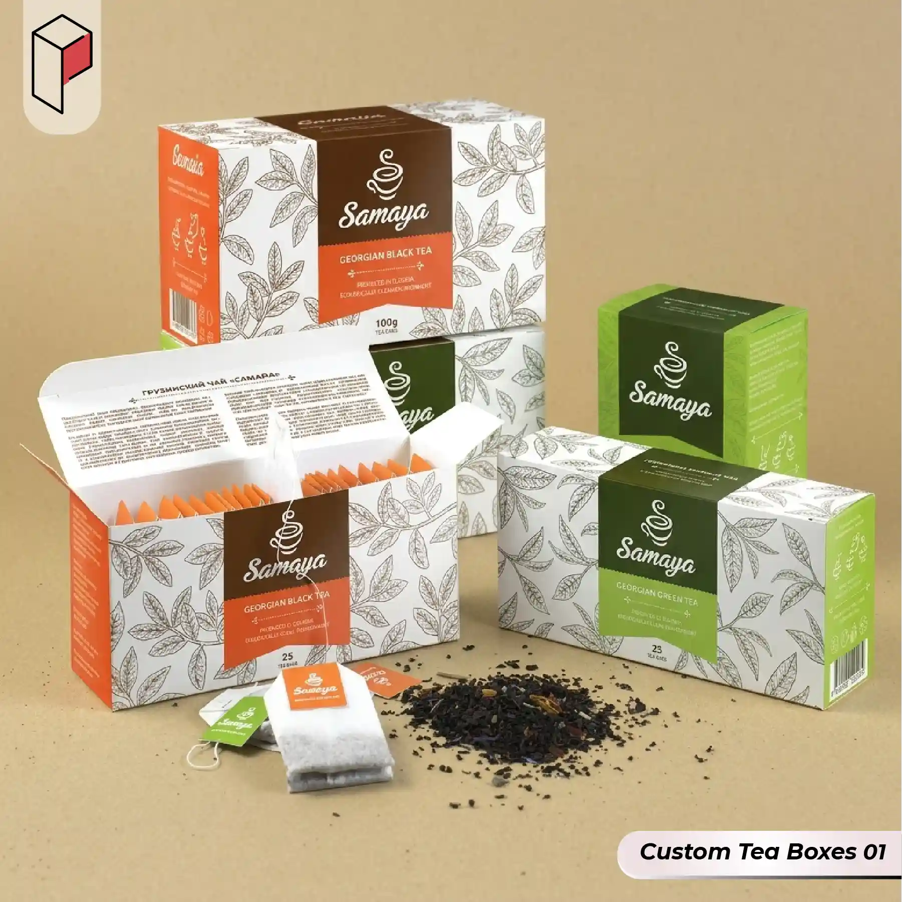 Custom Tea Boxes Wholesale 01