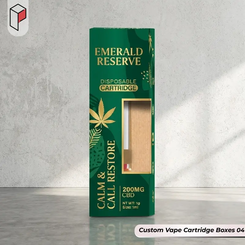 Custom Vape Cartridge Boxes with logo 04