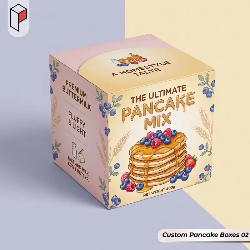 Custom Pancake Boxes Wholesale 02