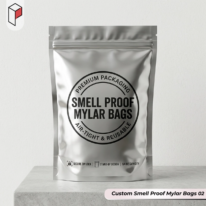 Custom Smell Proof Mylar Bags Wholesale 02