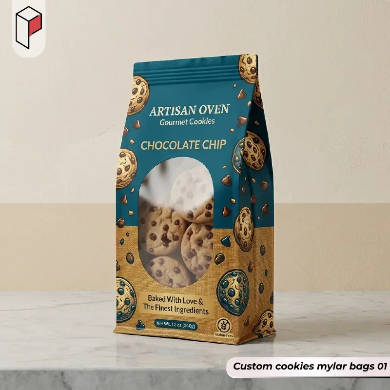 Custom cookies mylar bags 01