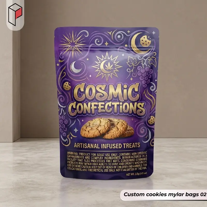 Custom cookies mylar bags Wholesale 03