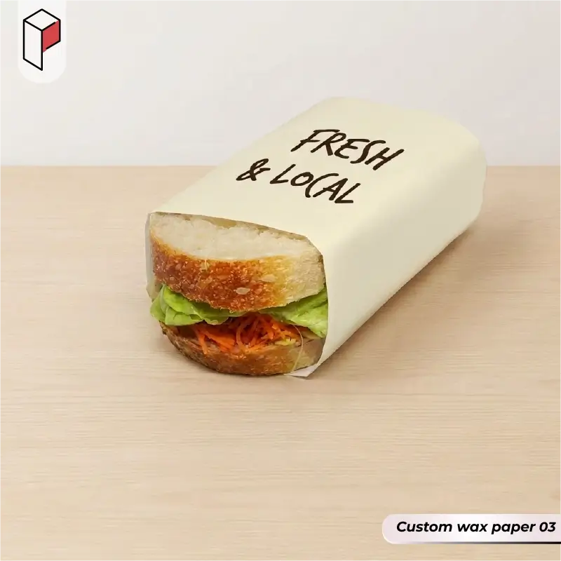 Custom wax paper with logo 03