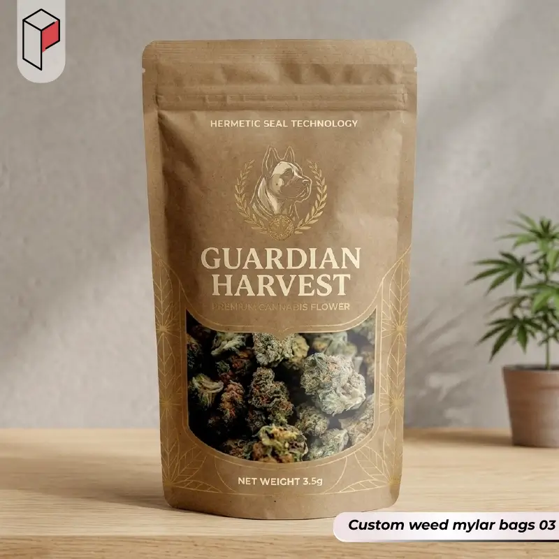 Custom weed mylar bags With Logo 03