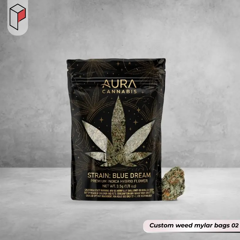 Custom weed mylar bags wholesale 02