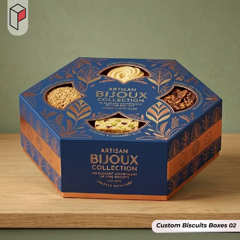 Custom Biscuits Boxes wholesale 02