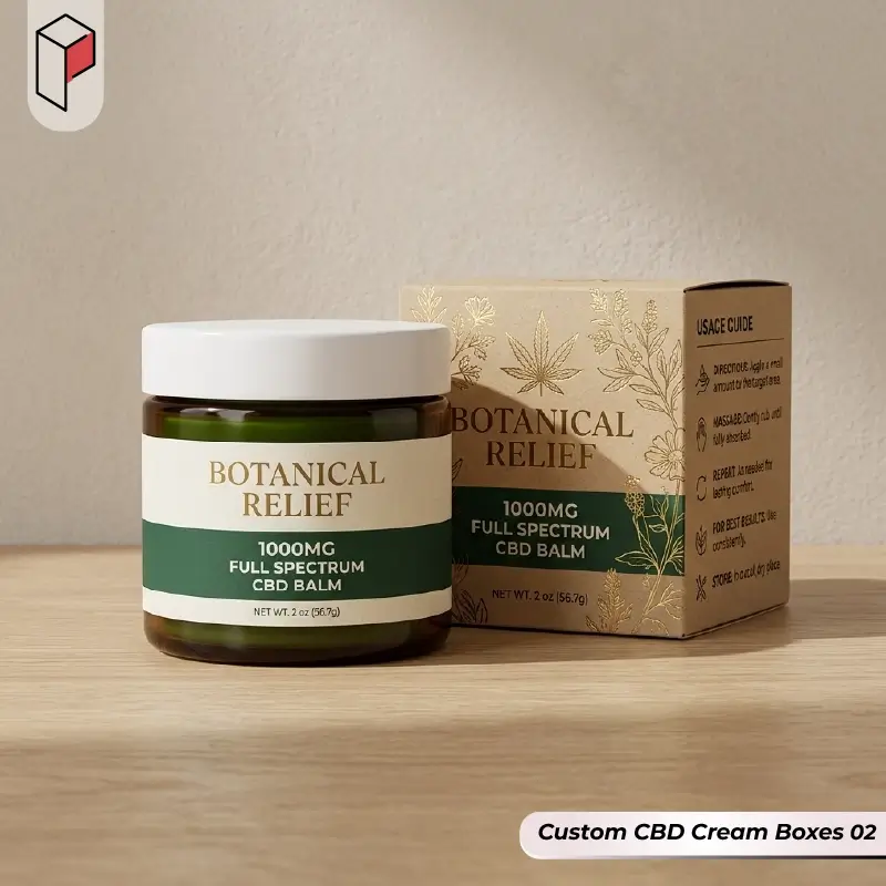Custom CBD Cream Boxes Wholesale 02