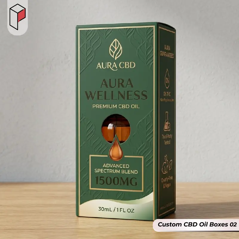 Custom CBD Oil Boxes Wholesale 02
