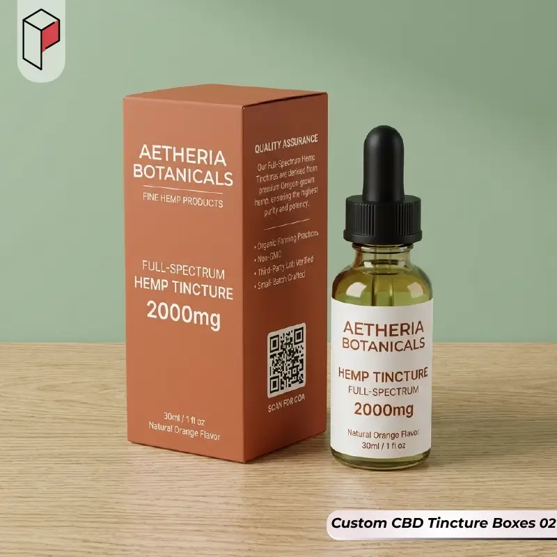 Custom CBD Tincture Boxes Wholesale 02