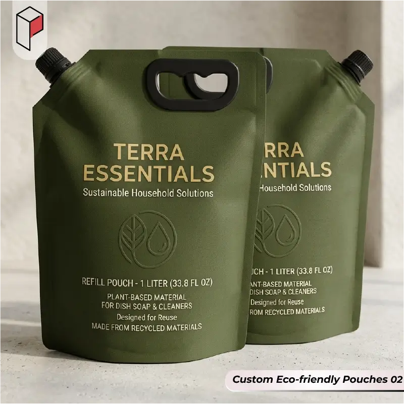 Custom Eco-friendly Pouches wholesale 02