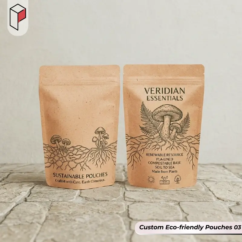 Custom Eco-friendly Pouches with logo 03