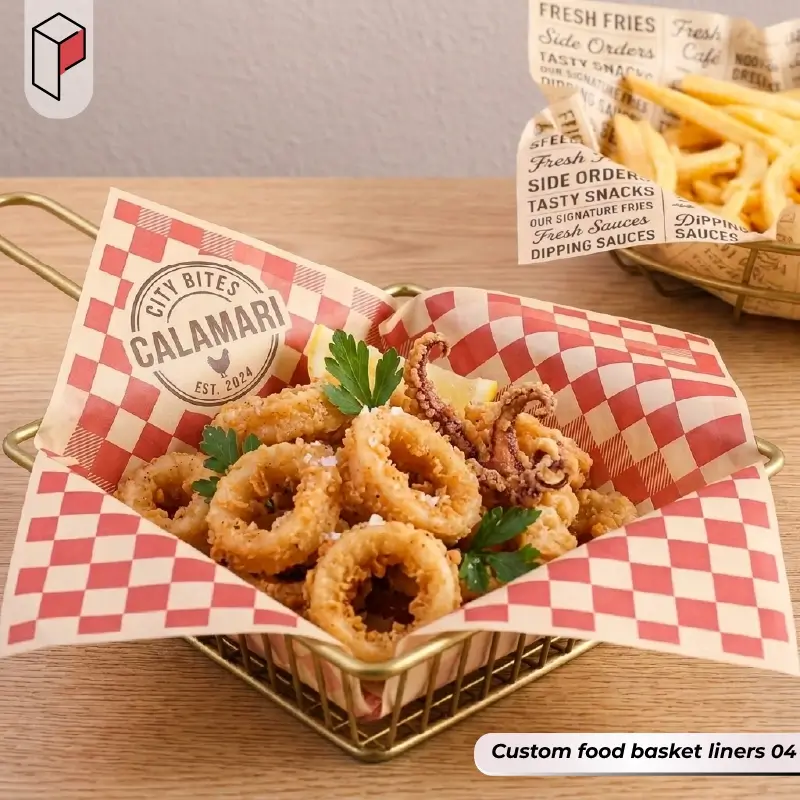 Custom food basket liners USA 04