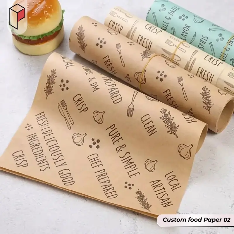 custom printed food paper 02