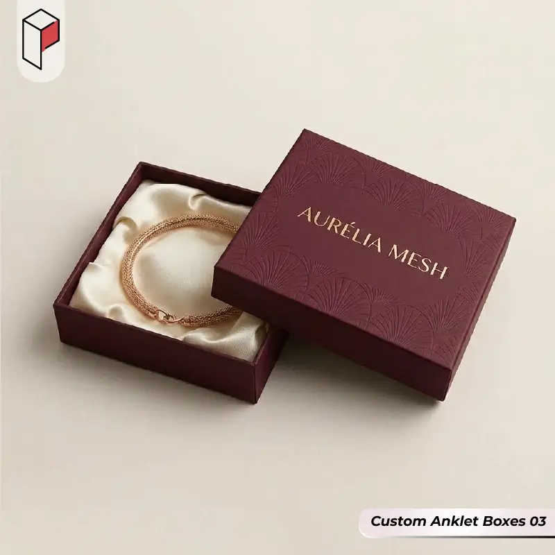 Custom Anklet Boxes With Logo 03