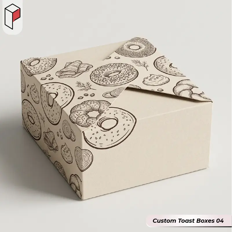 Custom Bagel Boxes With Logo 04