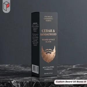 Custom Beard Oil Boxes