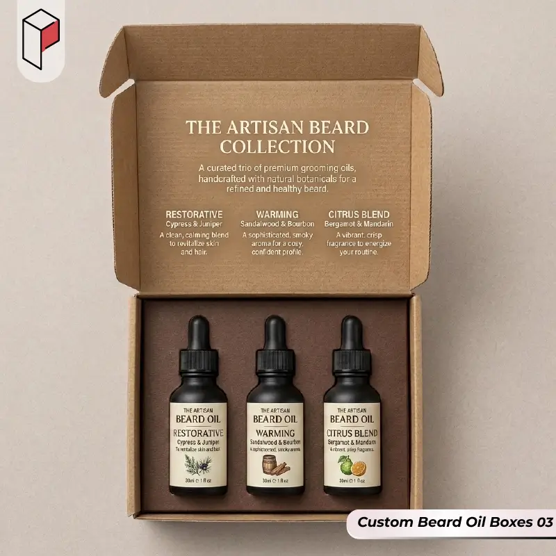 Custom Beard Oil Boxes with logo 03