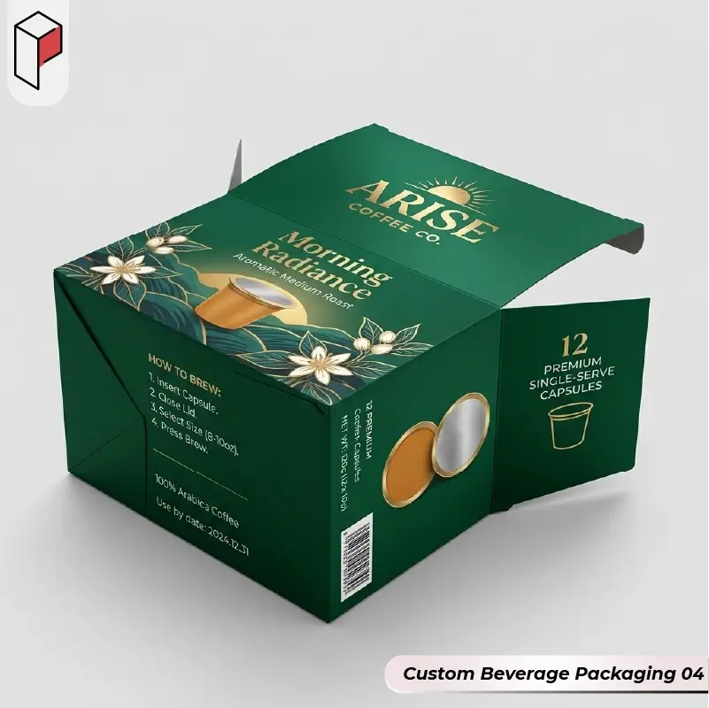 Custom Beverage Packaging With Logo 04