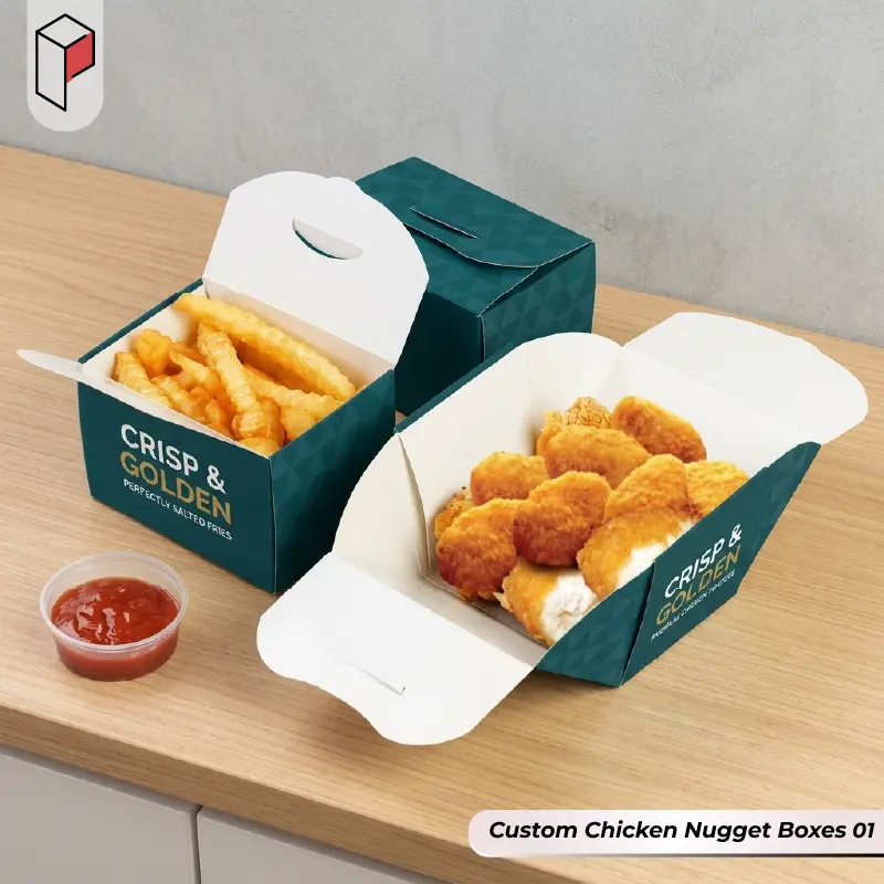 Custom Chicken Nugget Boxes Wholesale 02