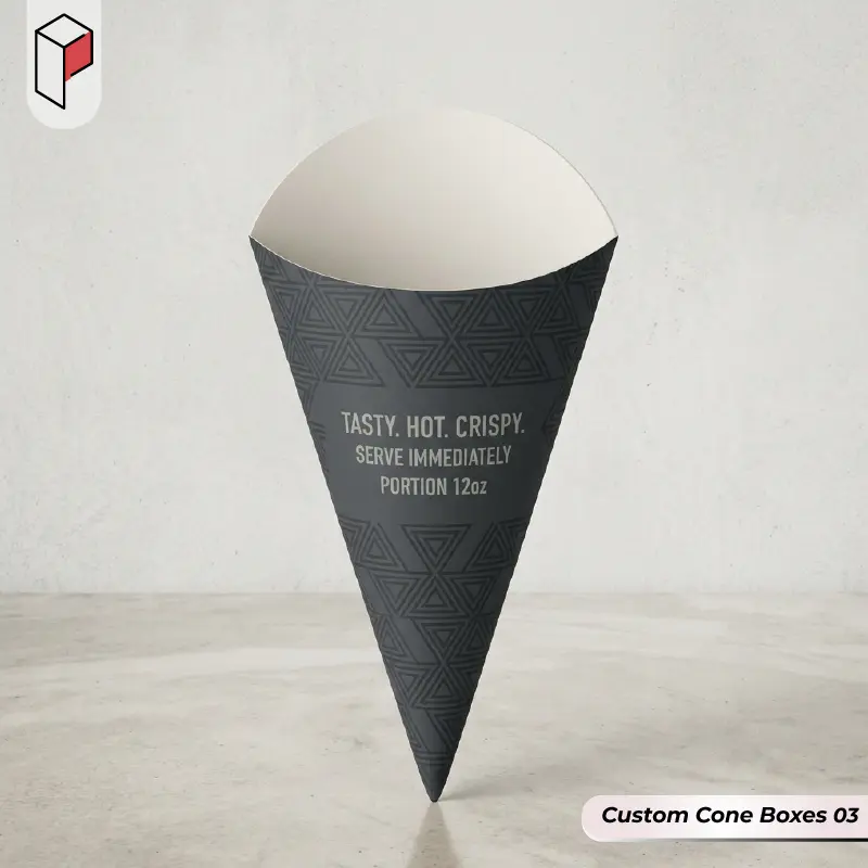 Custom Cone Boxes With Logo 03