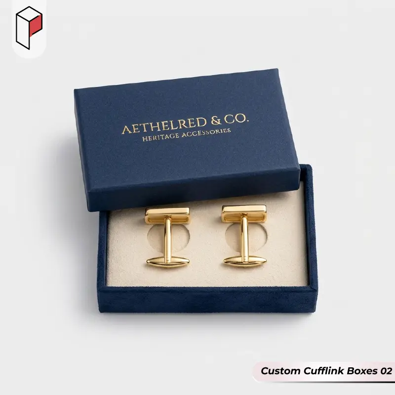 Custom Cufflink Boxes Wholesale 02