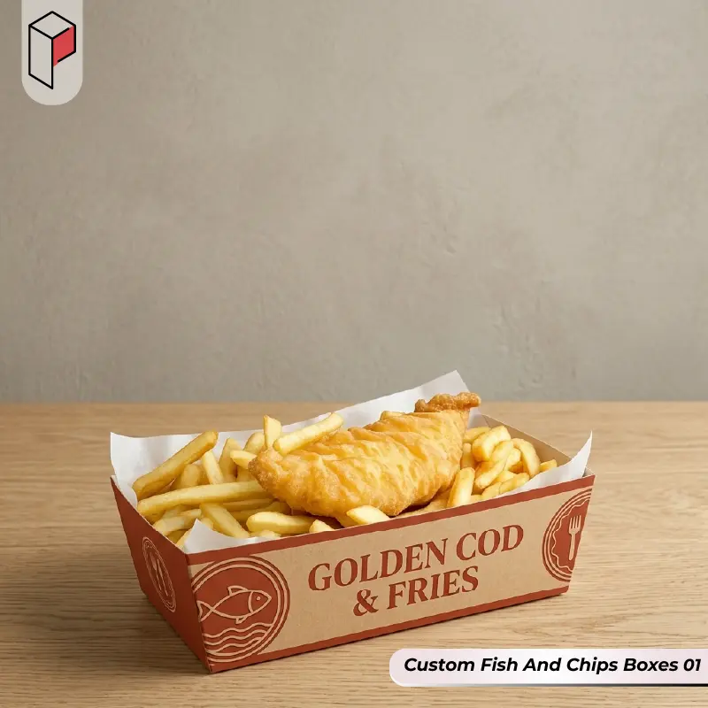 Custom Fish And Chips Boxes 01
