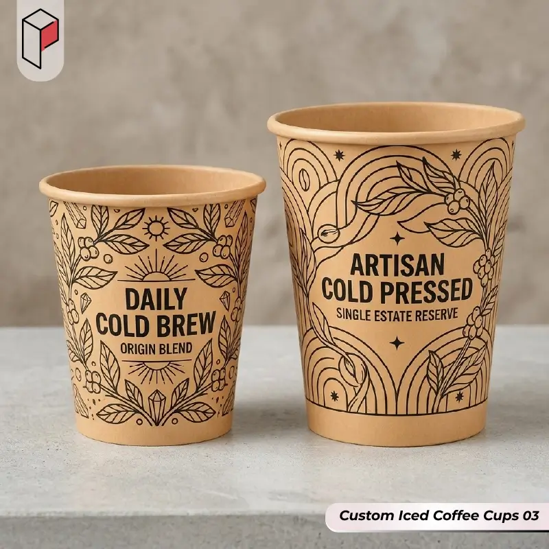 Custom Iced Coffee Cups with logo 03