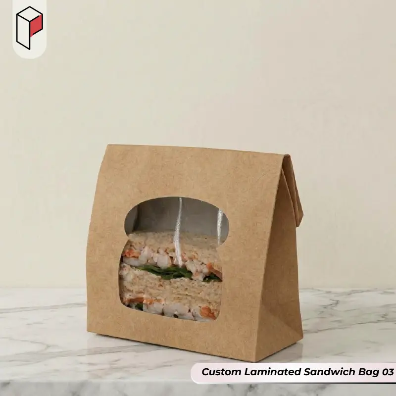 Custom Laminated Sandwich Bag with logo 03
