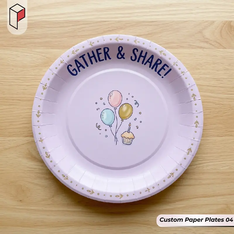 Custom Paper Plates With Logo 04