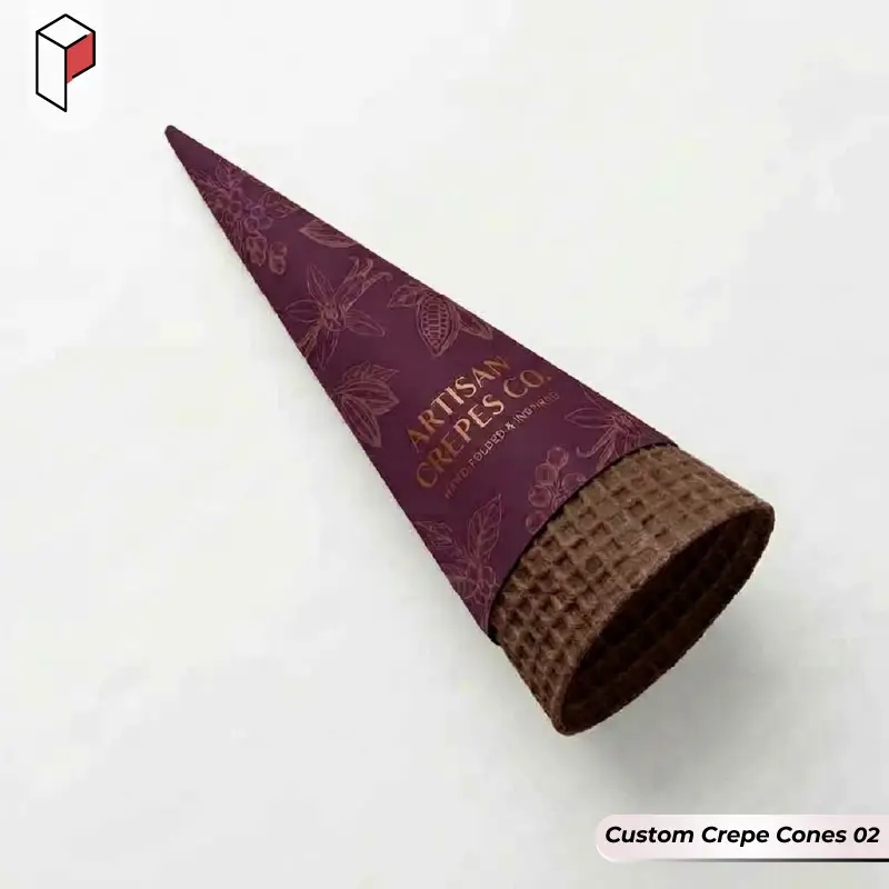 Custom Printed Crepe Cones 02