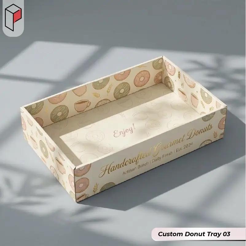 Custom Printed Donut Tray 03