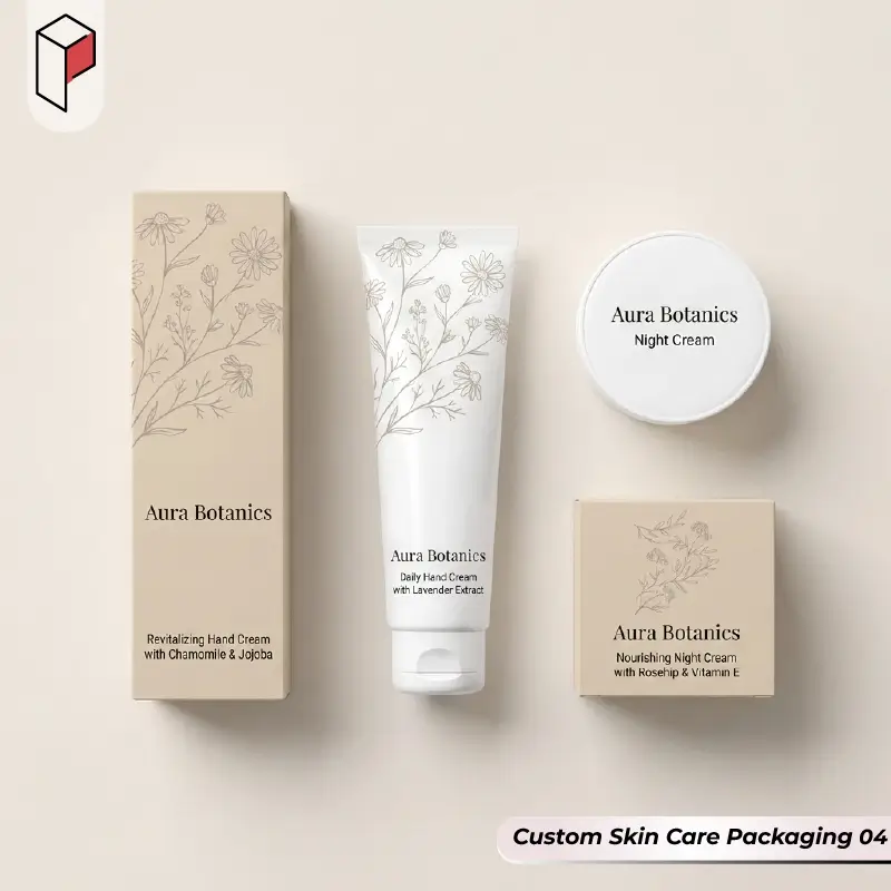 Custom Skin Care Packaging with logo 04
