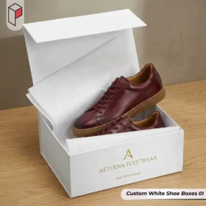 Custom White Shoe Boxes
