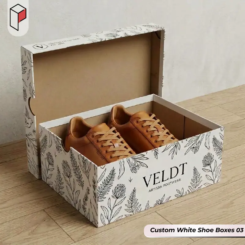 Custom White Shoe Packaging 03