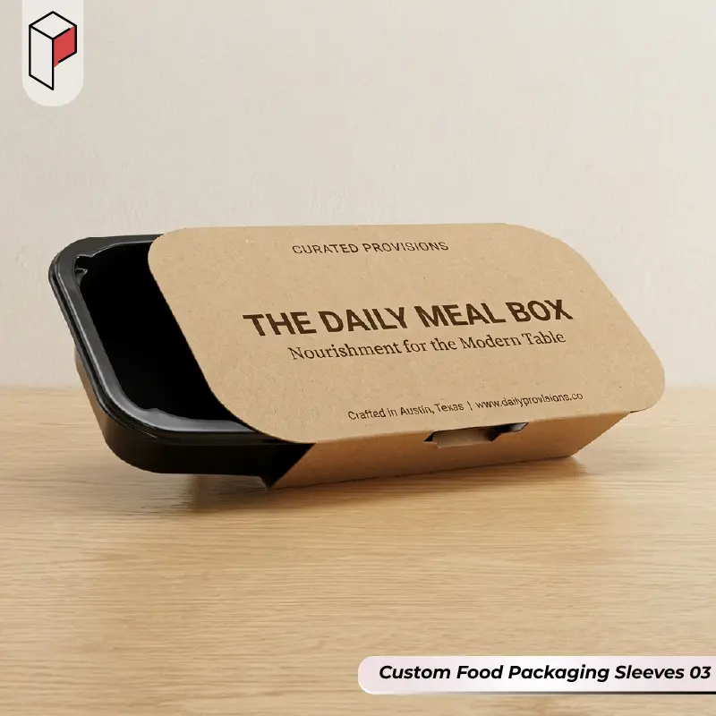 Food Packaging Sleeves with logo 03