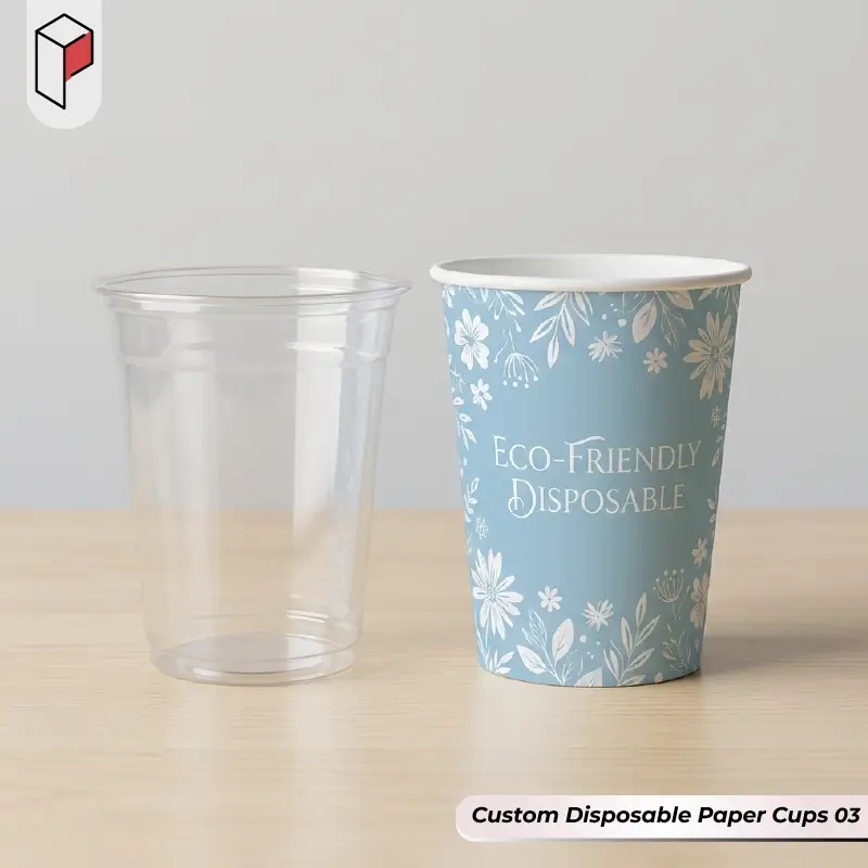 Printed Disposable Paper Cups 03