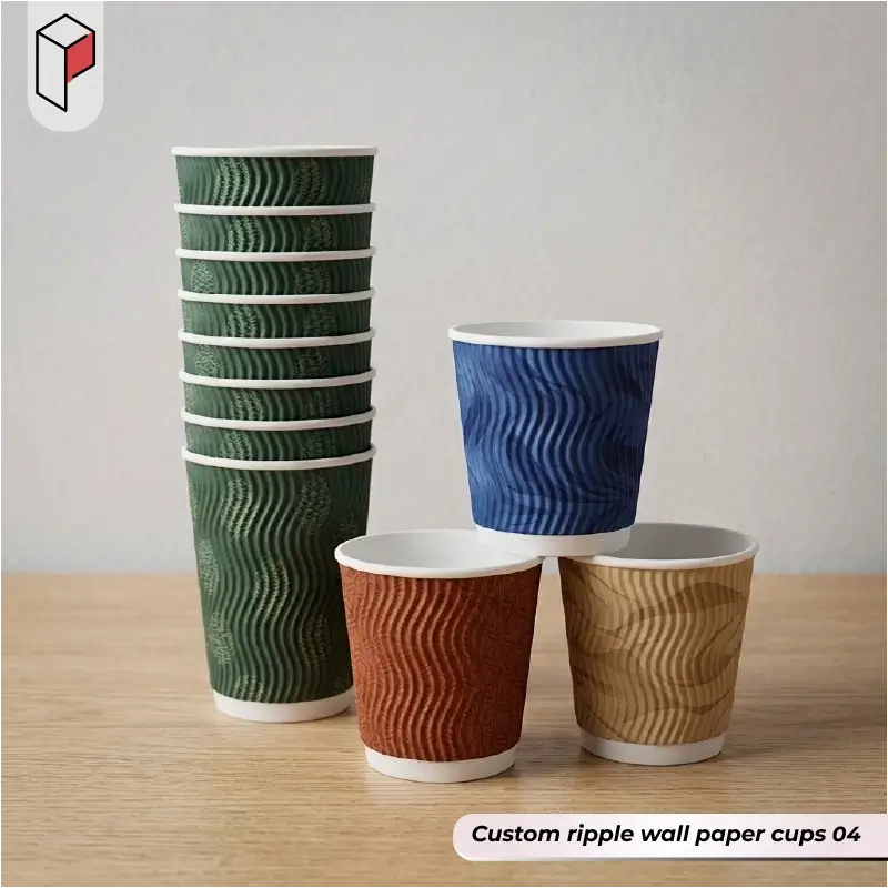 ripple wall paper cups no minimum 04