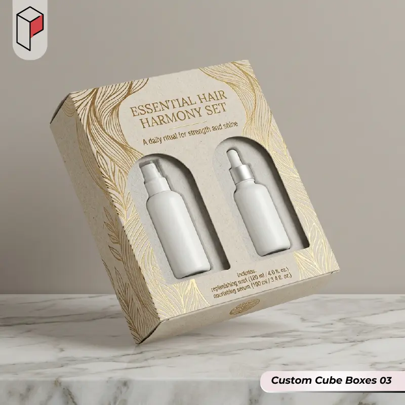 Custom Cube Boxes With Logo 03