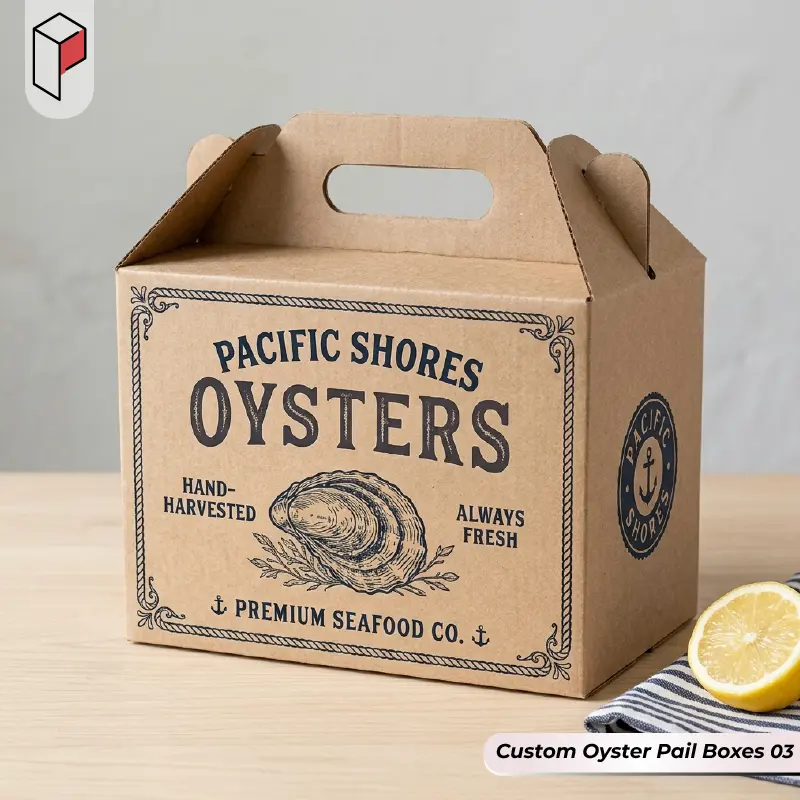 Custom Oyster Pail Boxes with logo 03