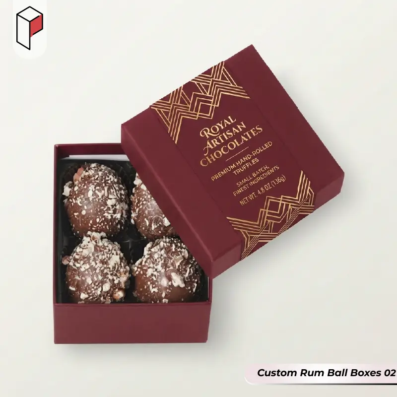Custom Rum Ball Boxes Wholesale 02