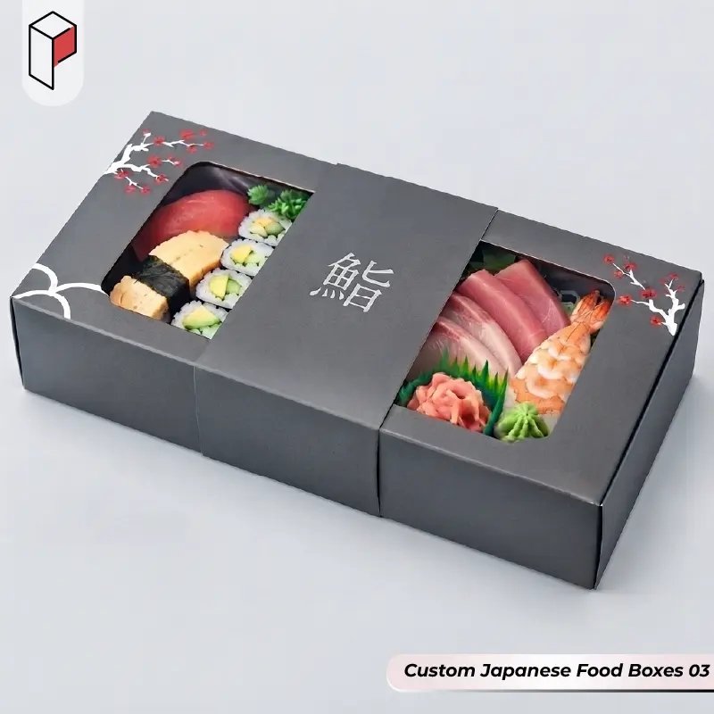 Custom printed Japanese Food Boxes 03
