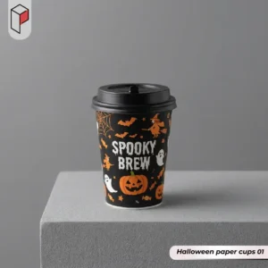 Custom Halloween Paper Cups