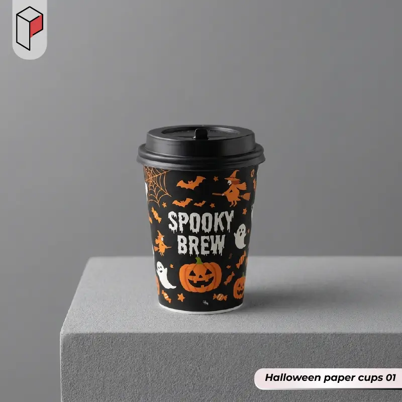 Halloween paper cups 01
